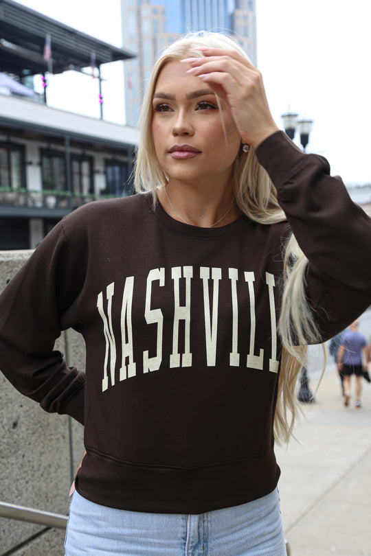 Ultra Soft Luxe Sweatshirt [Coffee Brown]