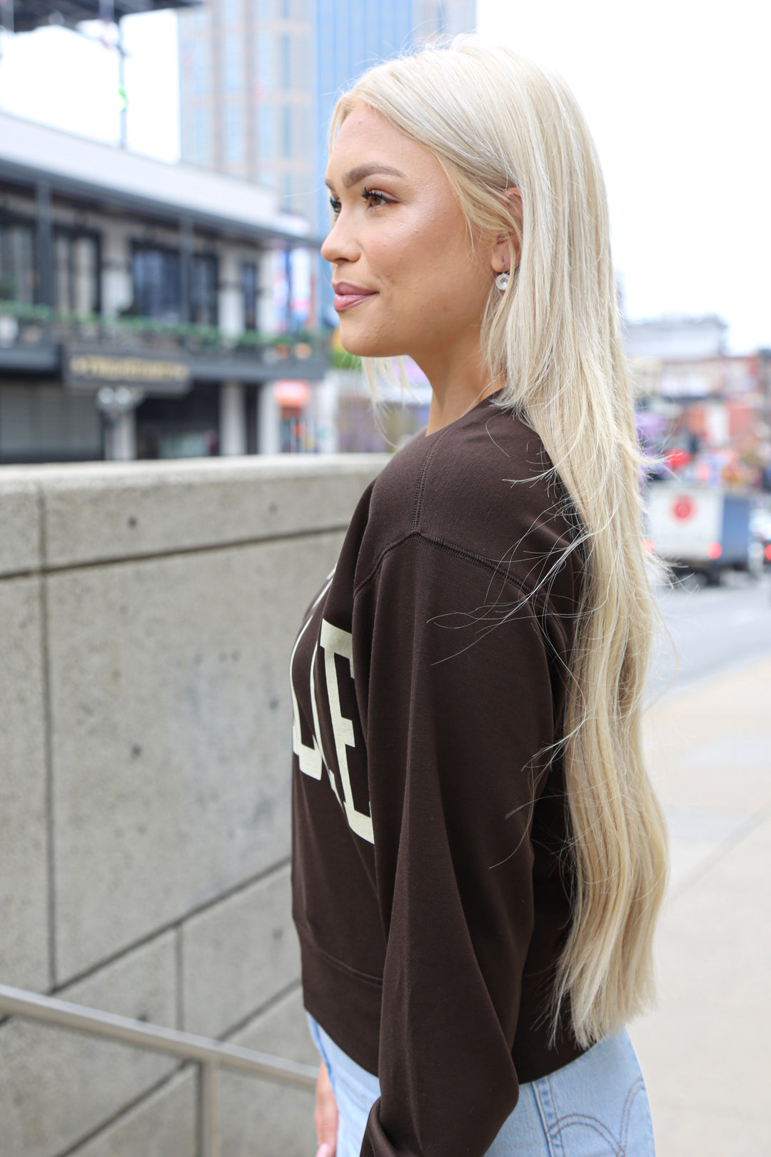 Ultra Soft Luxe Sweatshirt [Coffee Brown]