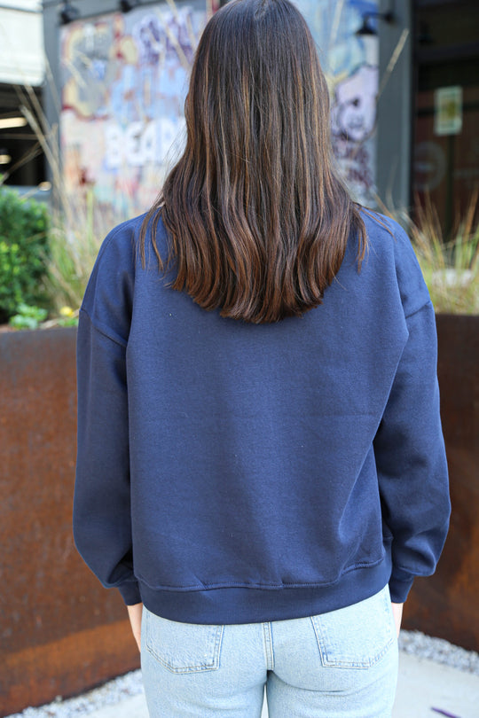 Autumn Relaxed Nashville Crewneck [Navy]