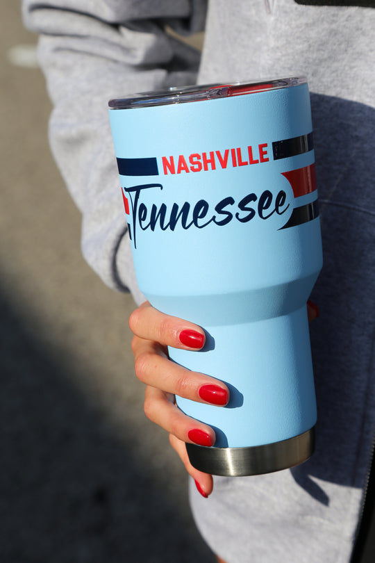 30oz Nashville Tumbler [Light Blue]