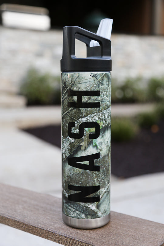 22oz Nash Straw Bottle [Camo]