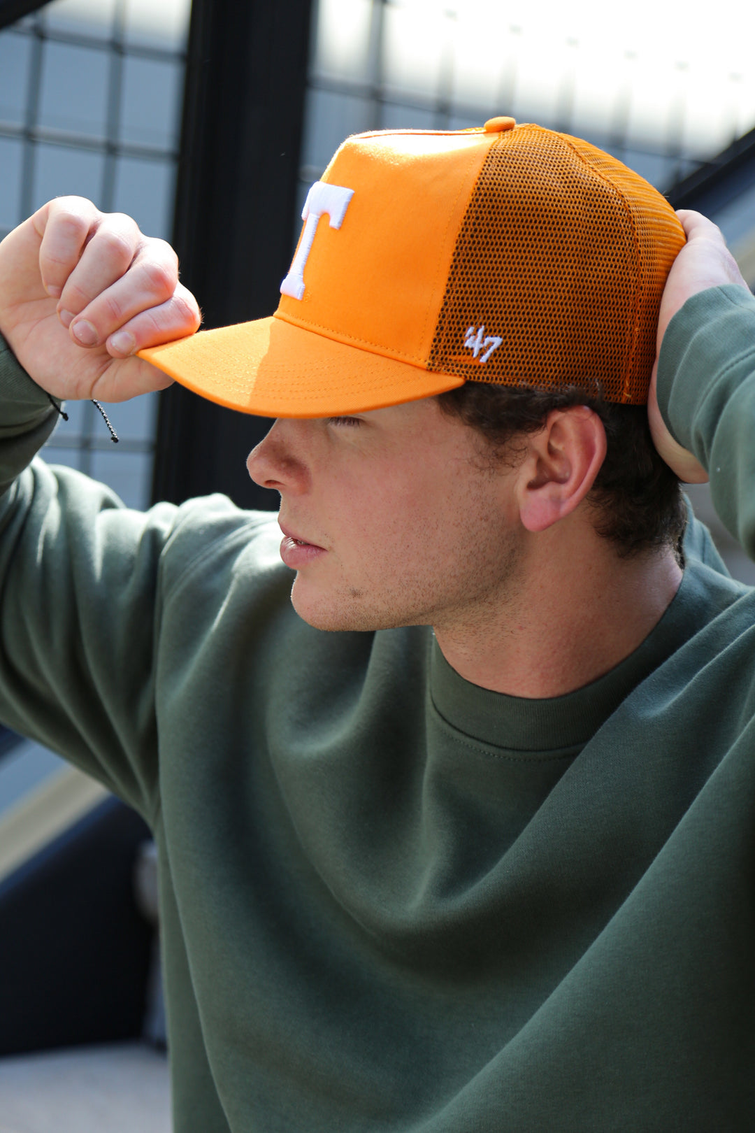 Tennessee Volunteers Vibrant Orange Mesh Hitch Trucker