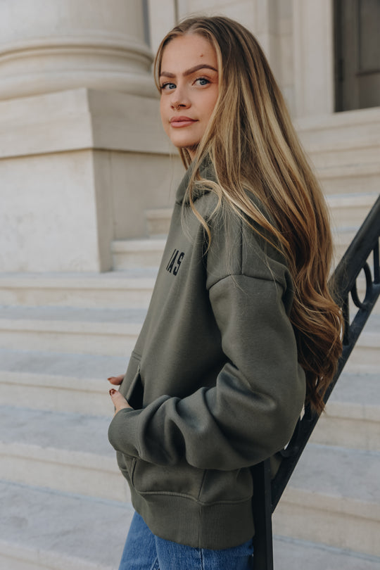 Zee Oversize Hoodie [Olive/Black]