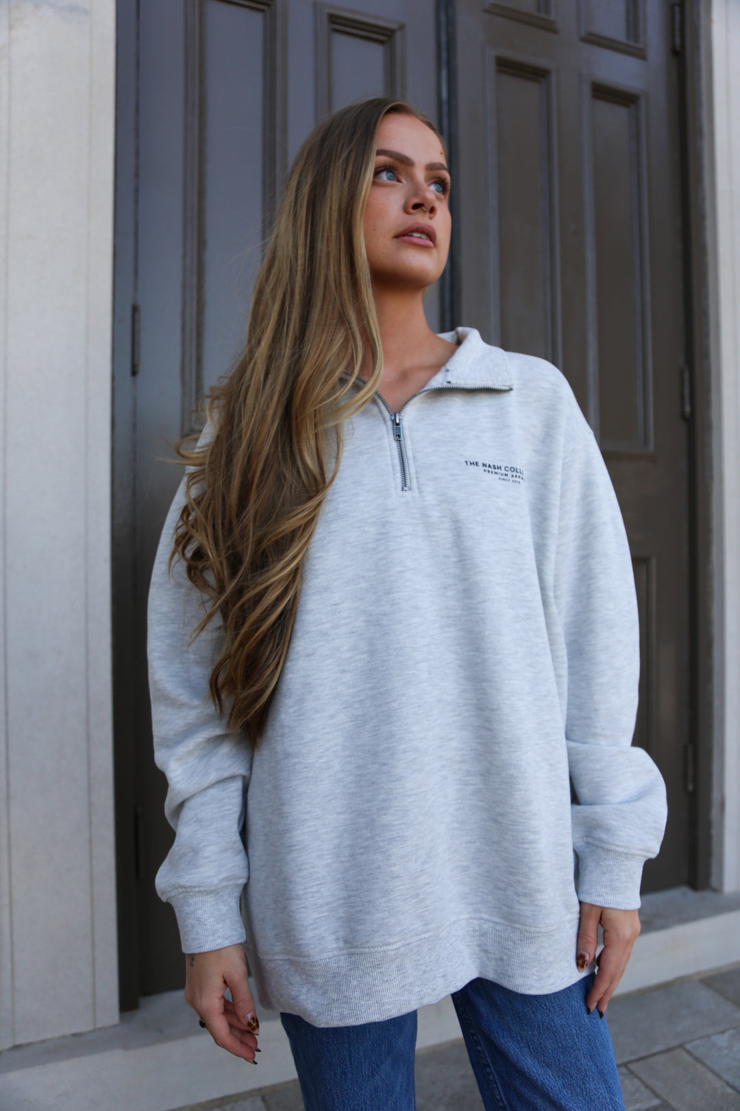 Nashville Quarter Zip [Heather Gray]