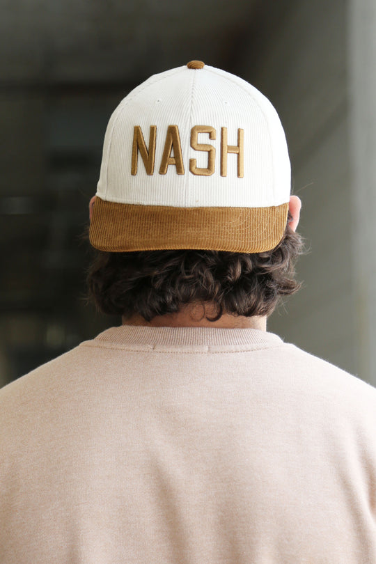 NASH Corduroy Snapback [Cream/Tan]