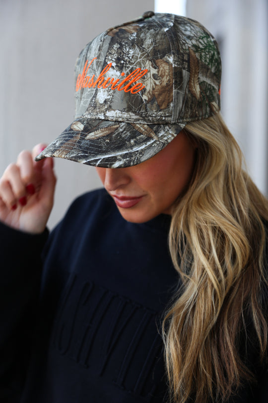 Nashville Camo Edge Snapback [Camo/Orange]