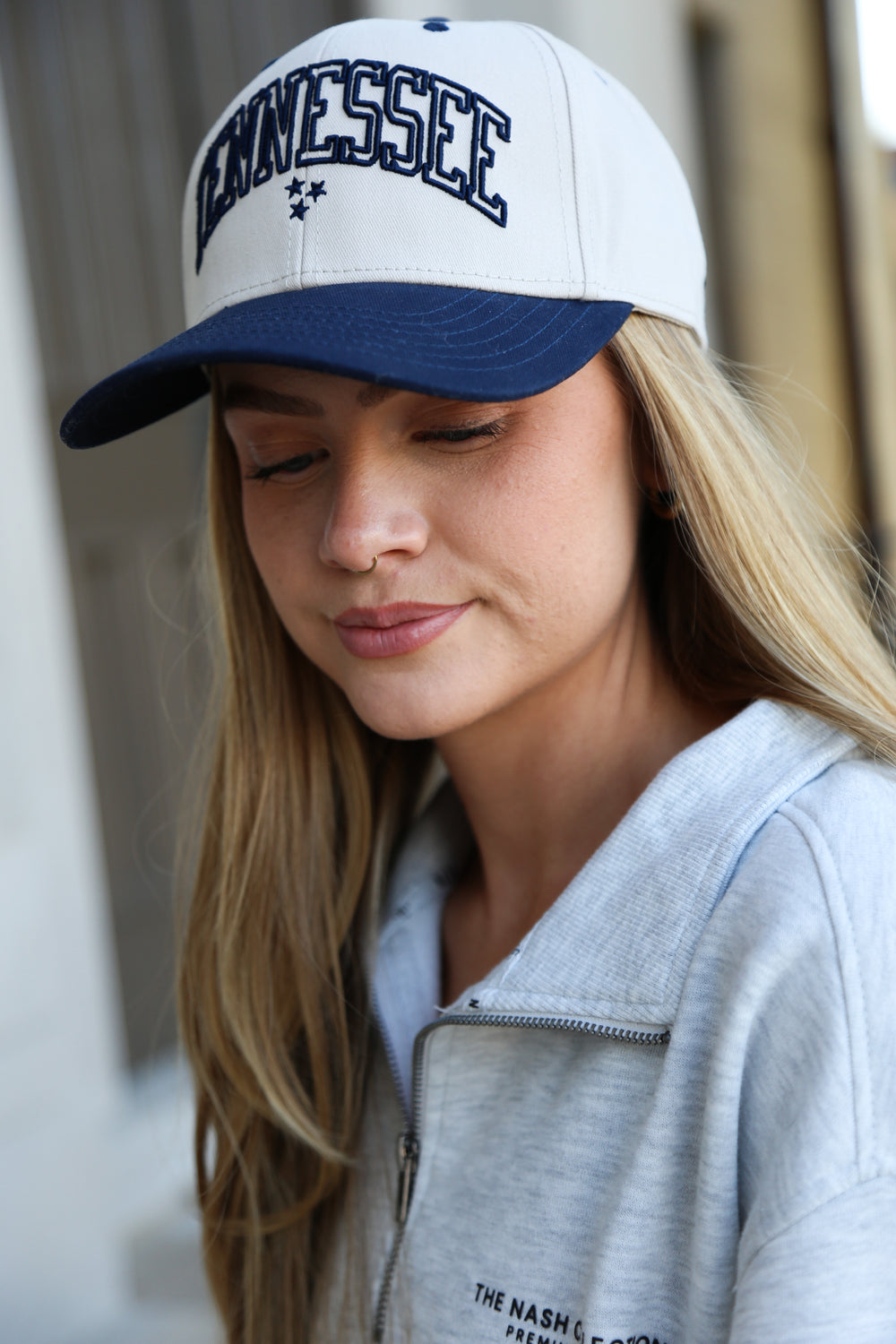 Tennessee Collegiate Snapback [Navy/Cream]