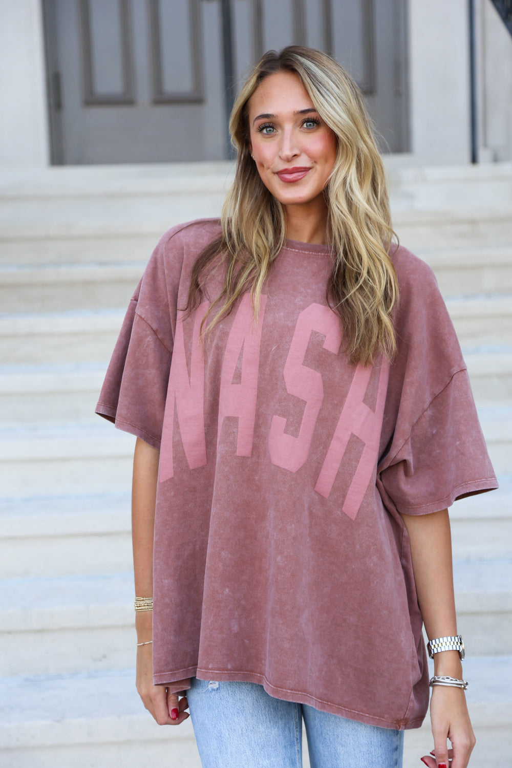 Kacey Oversize Tee [Chestnut]