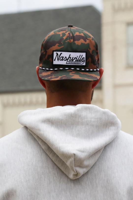 Nashville Tennessee Camo Snapback