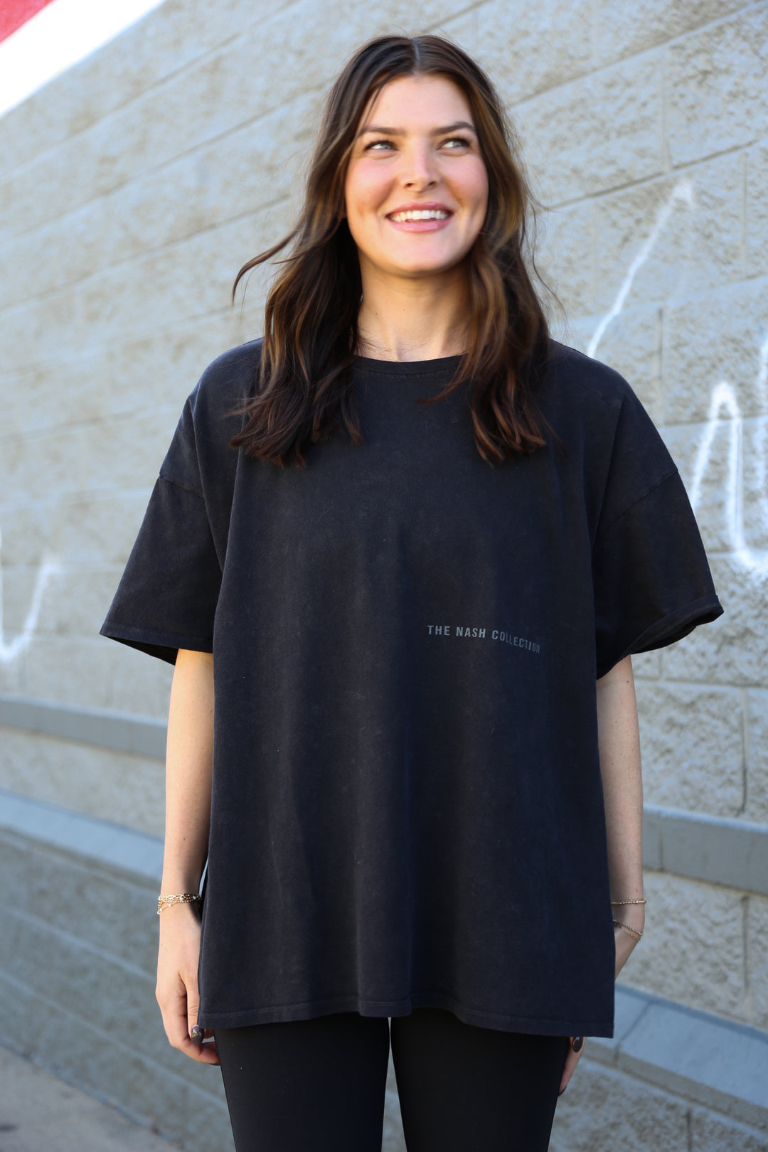 Kacey Oversize Tee [Black]