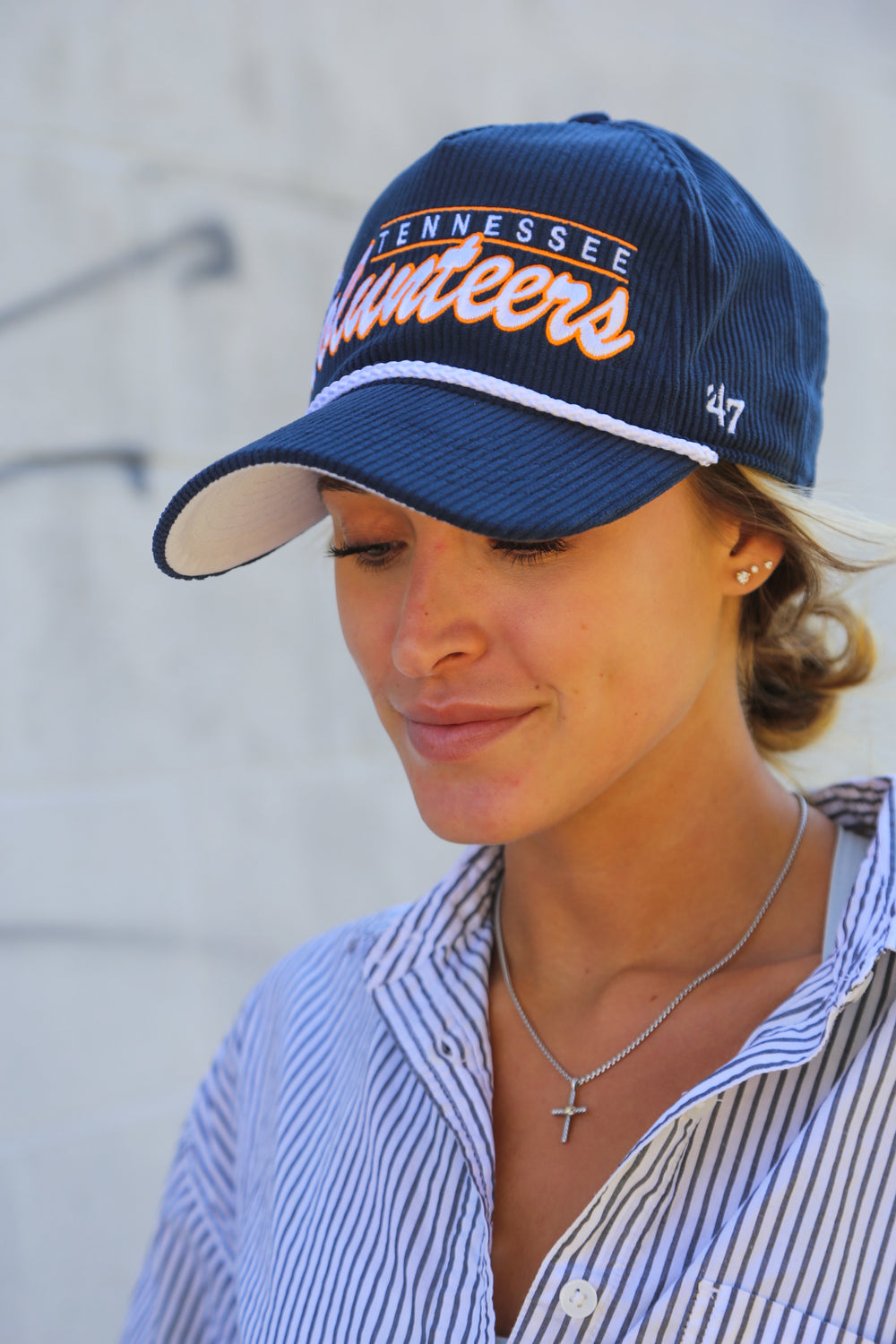 Tennessee Volunteers Corduroy Rope Snapback [Navy]