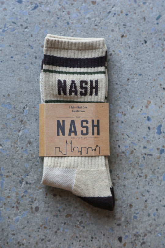 NASH Socks [Tan/Brown]