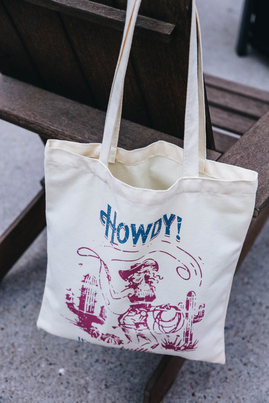 Canvas Tote Bag [Howdy]