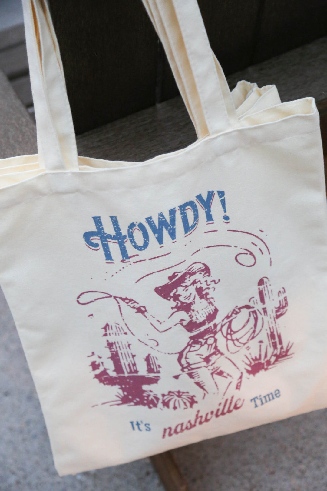 Canvas Tote Bag [Howdy]