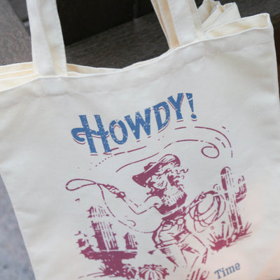 Canvas Tote Bag [Howdy]