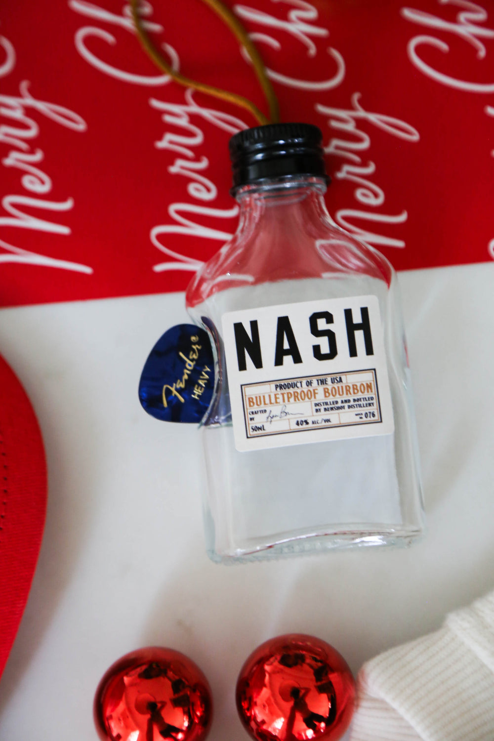 NASH Bourbon Bottle Ornament