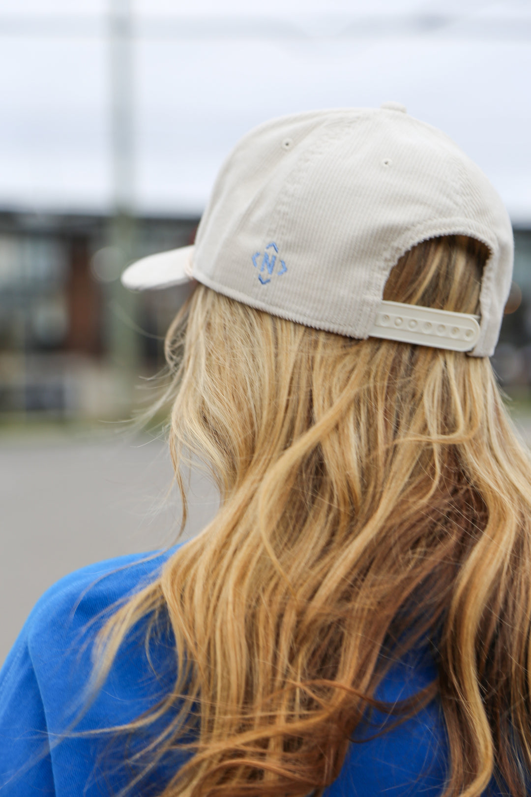 NASH Corduroy Adventurer Snapback [Cream/Light Blue]