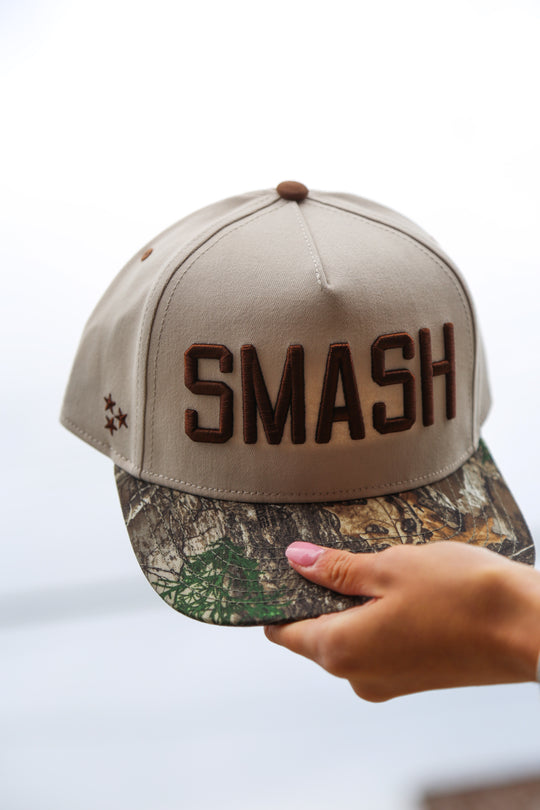 SMASH Snapback [Camo/Cream]