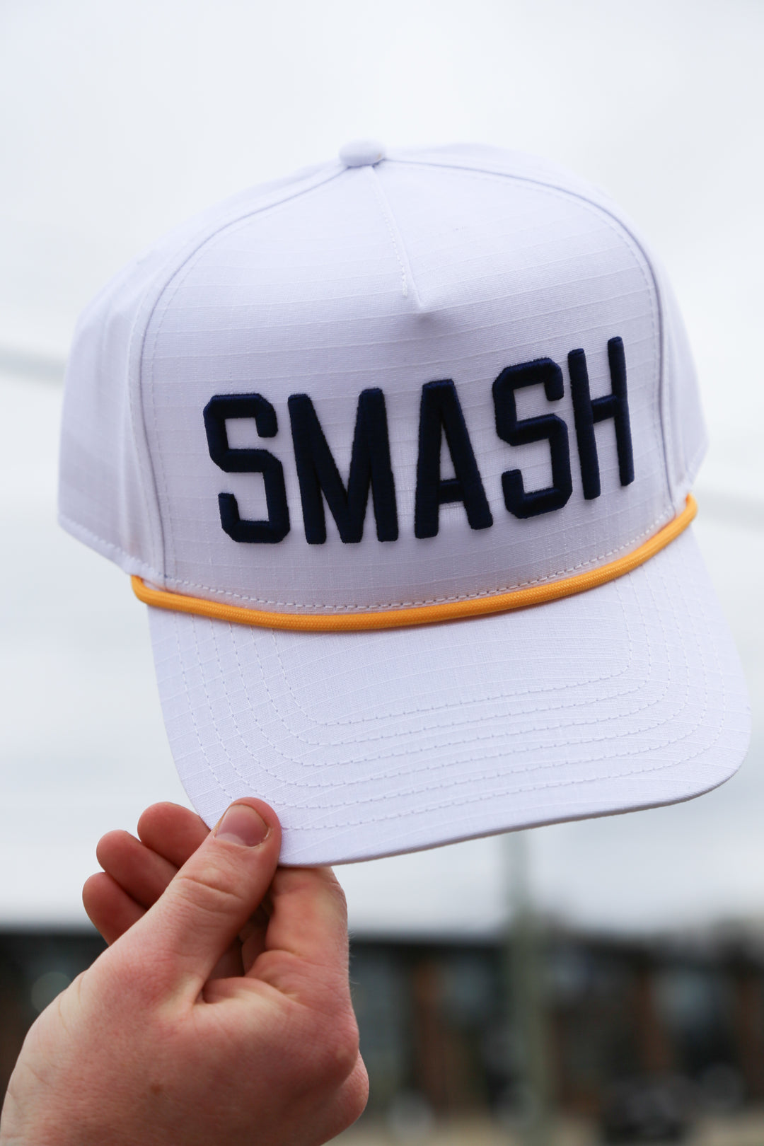 SMASH Ripstop 5-Panel [White/Navy]