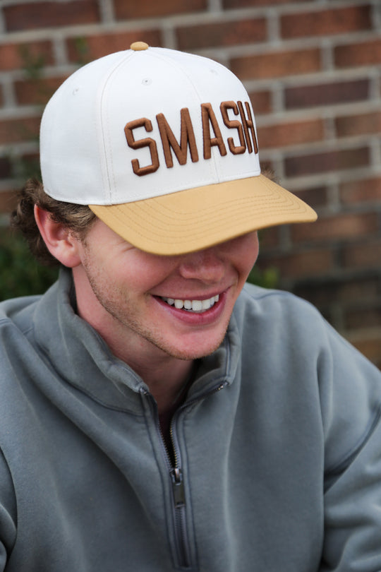 SMASH Snapback [Camel/Cream]