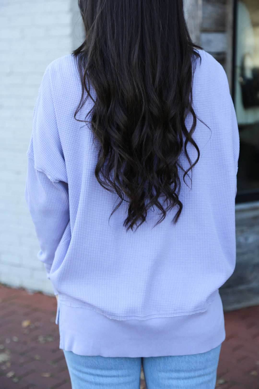 Wilder Waffle Knit Tunic [Lavender]