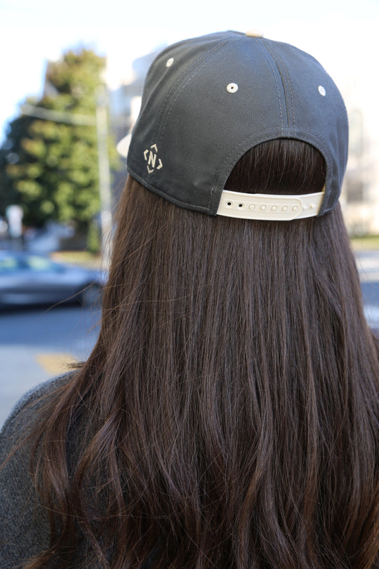 Nashville Chain Stitch Snapback [Tan/Charcoal]