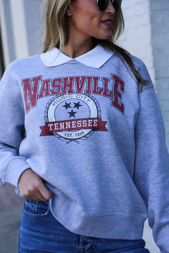 Collared Collegiate Long Sleeve