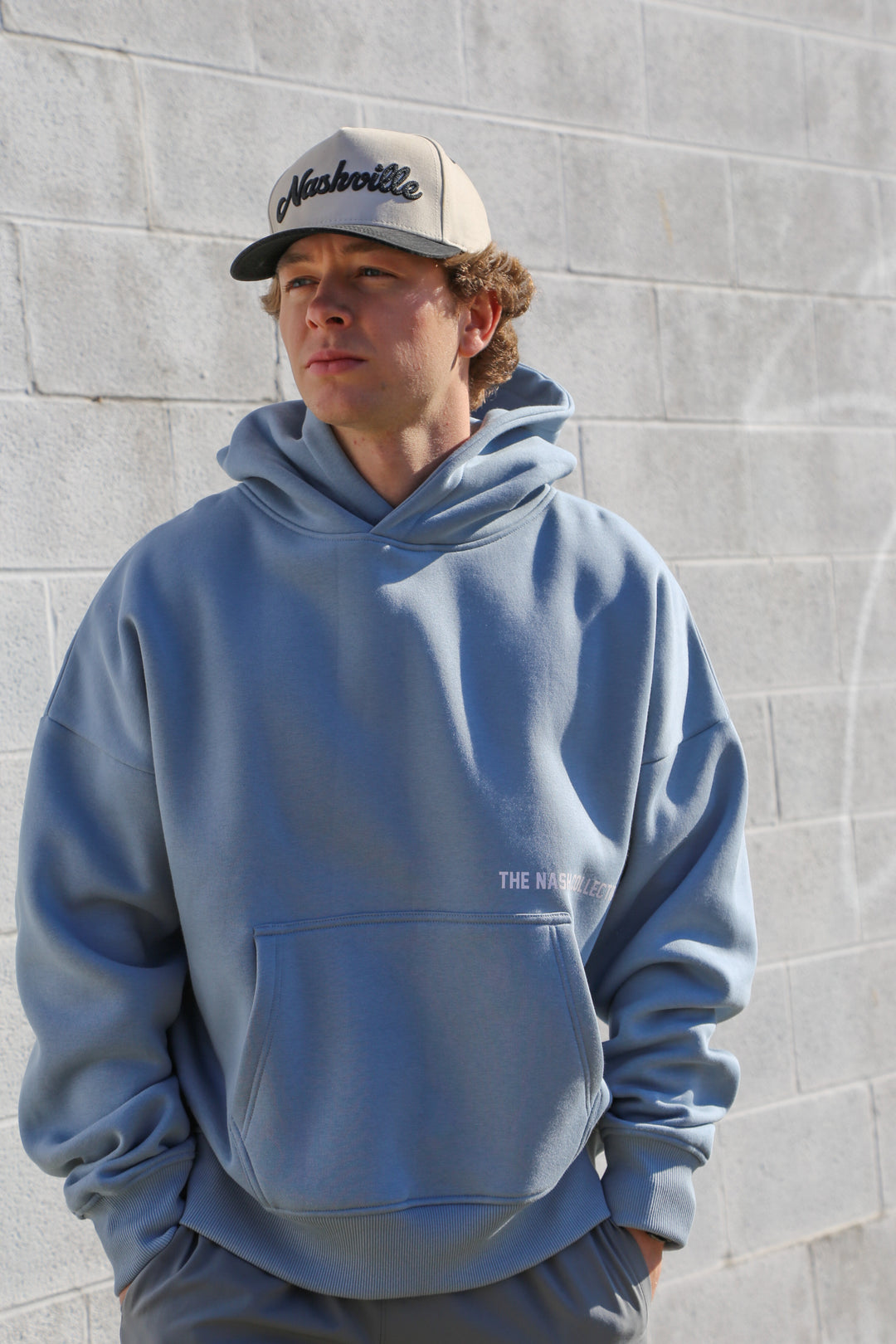 Zee Oversize Hoodie [Smokey Blue]