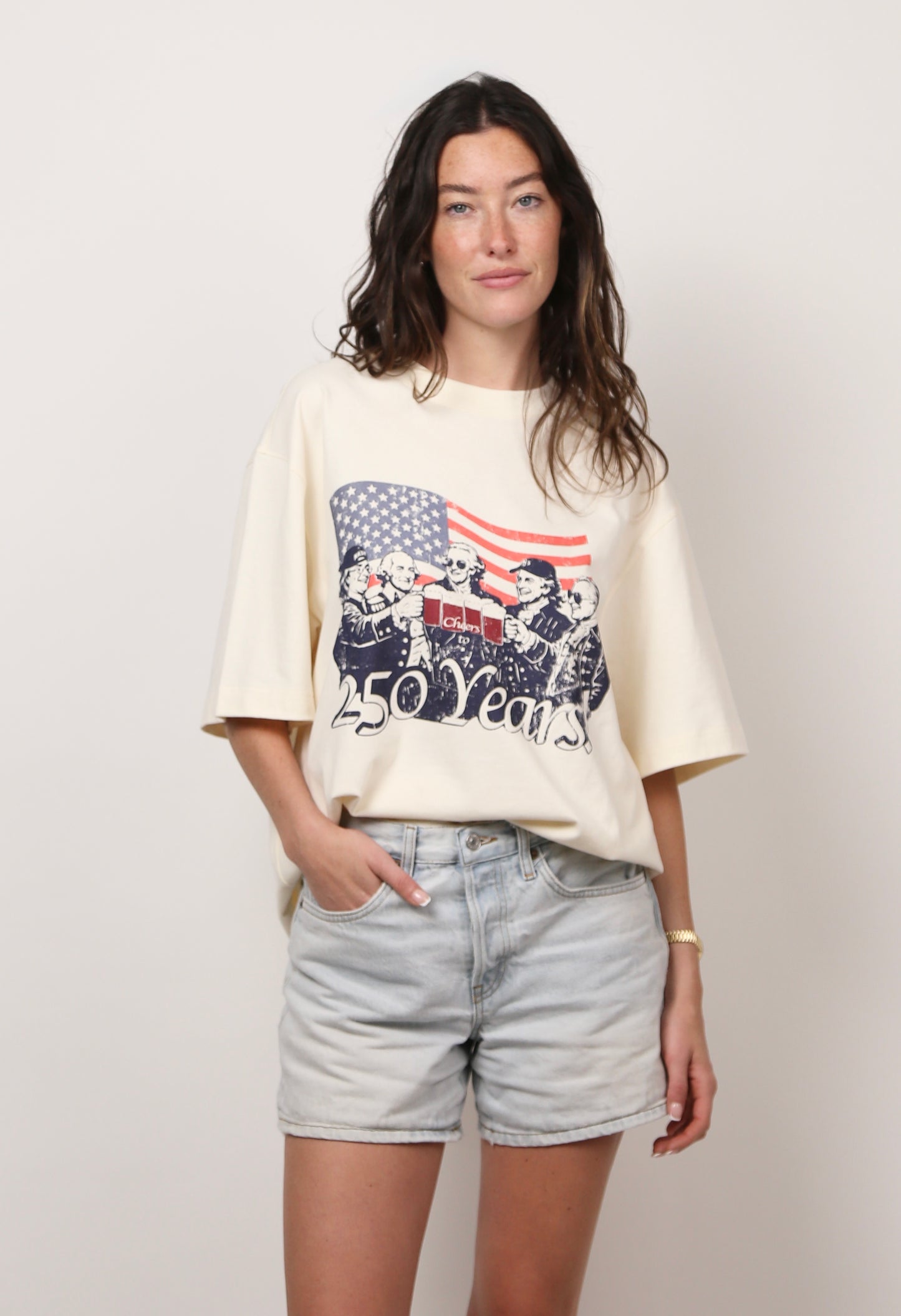 CHEERS 250 Oversized Tee [Off White]