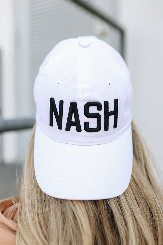 NASH Original Ball Cap [White/Black]
