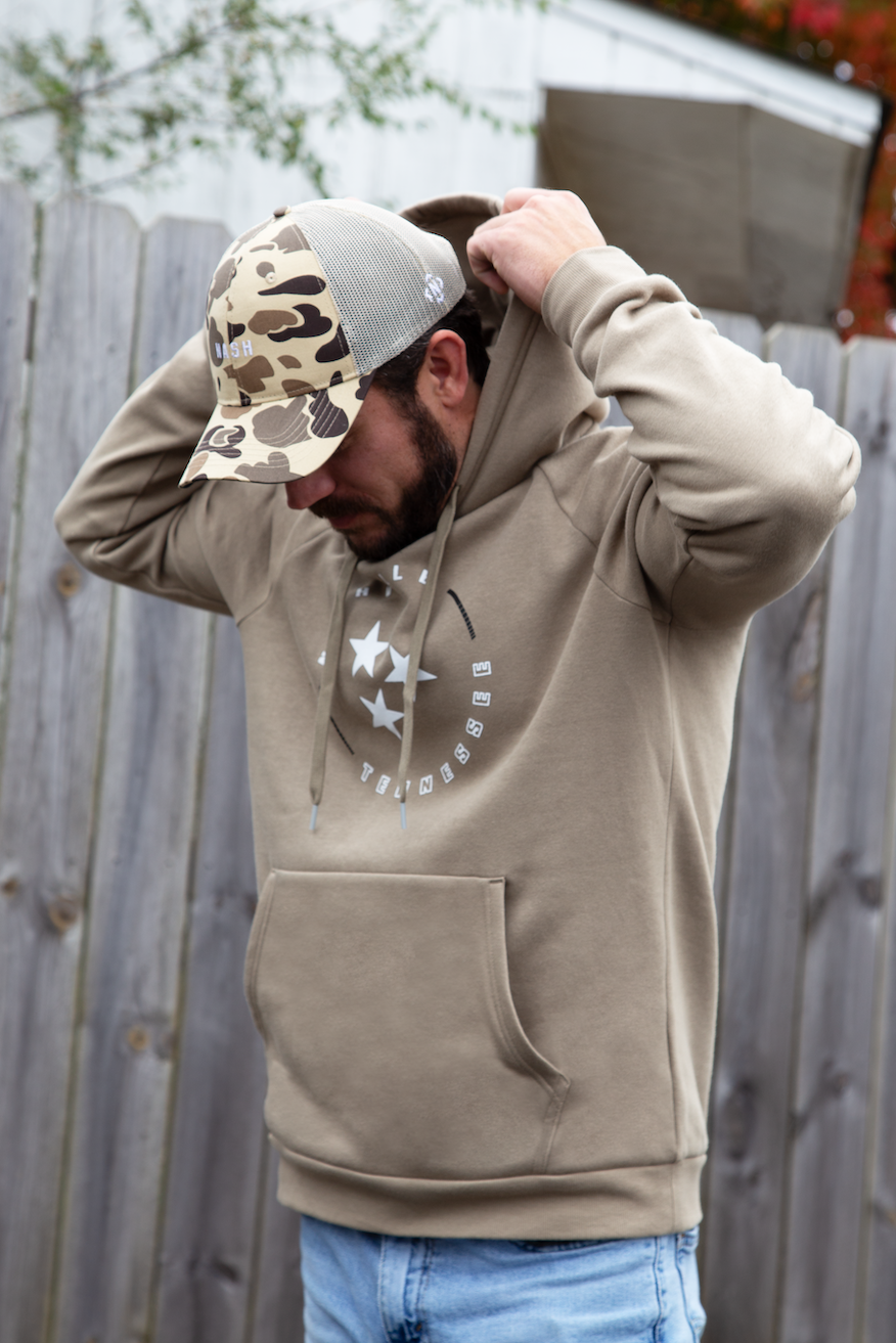 Light 2025 khaki hoodie