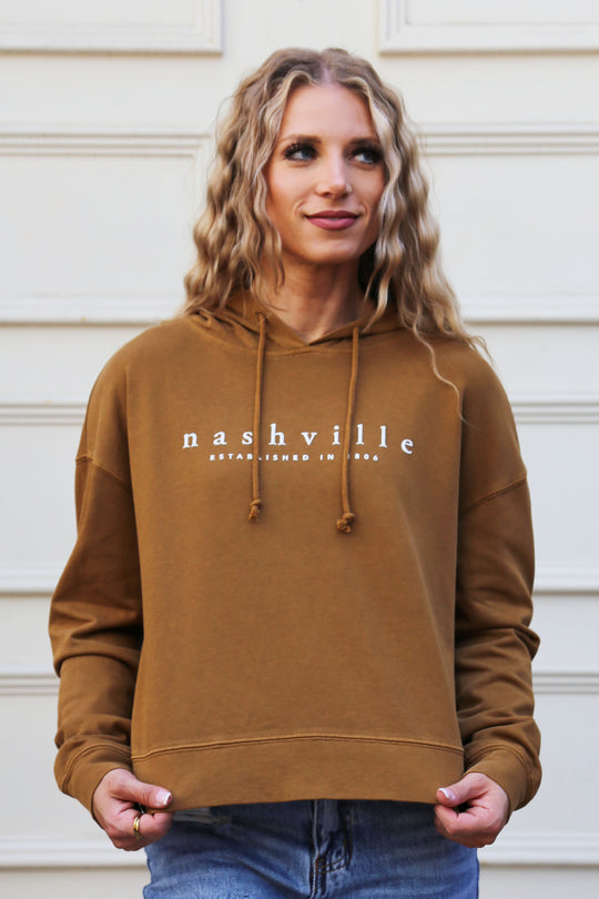 Livvy Minimalistic Hoodie [Caramel]