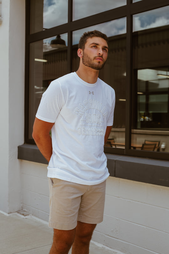 Nashville Tonal Performance Tee [White]