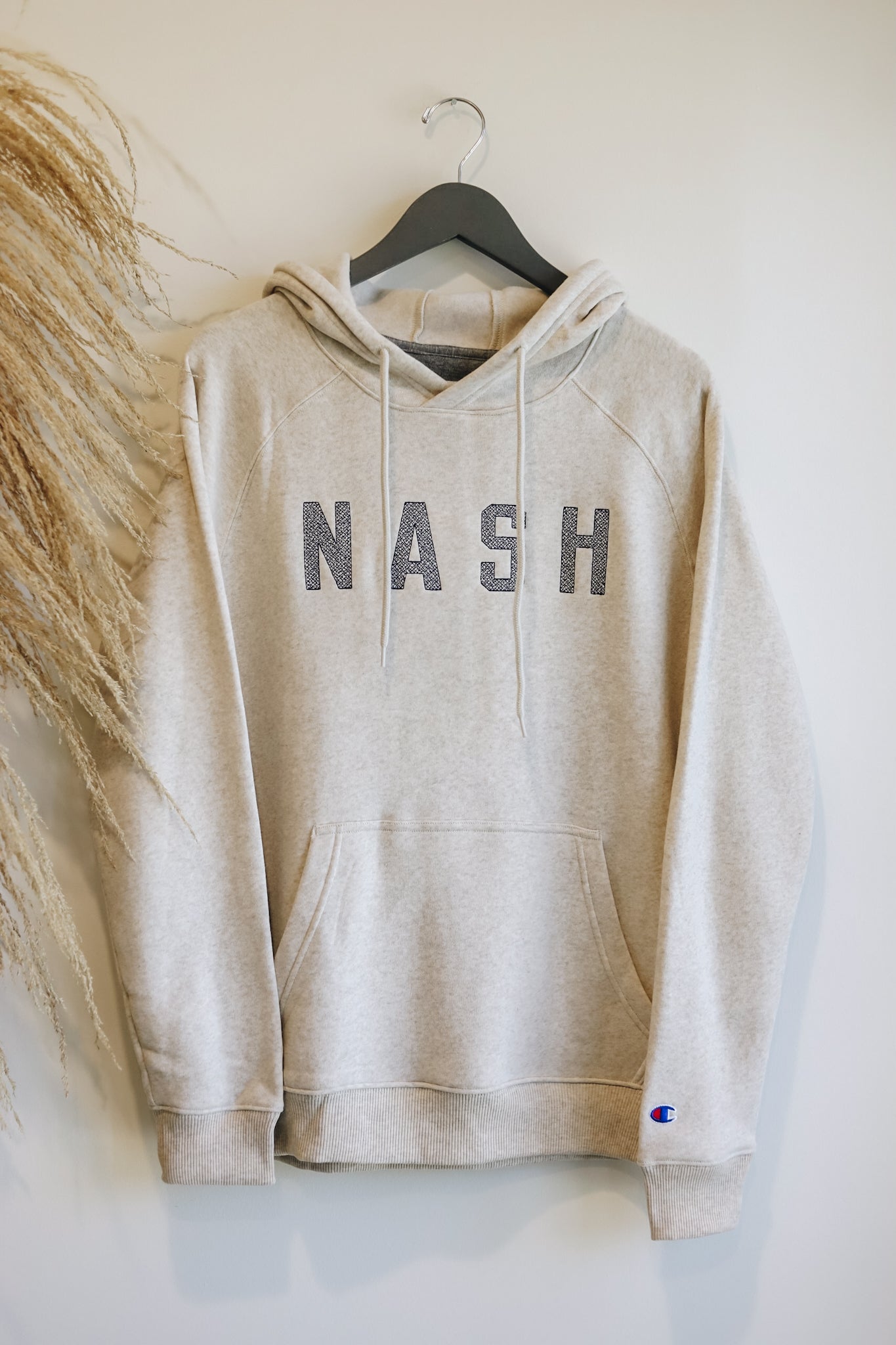 Hanging photo of the Everyday NASH Hoodie [Heather Gray]