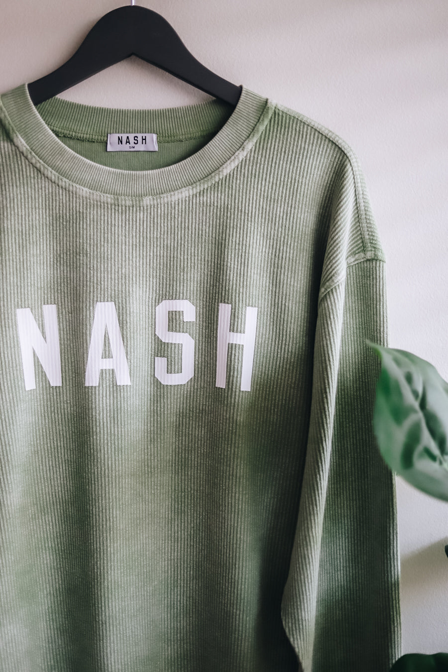 Close up view of the NASH logo 
