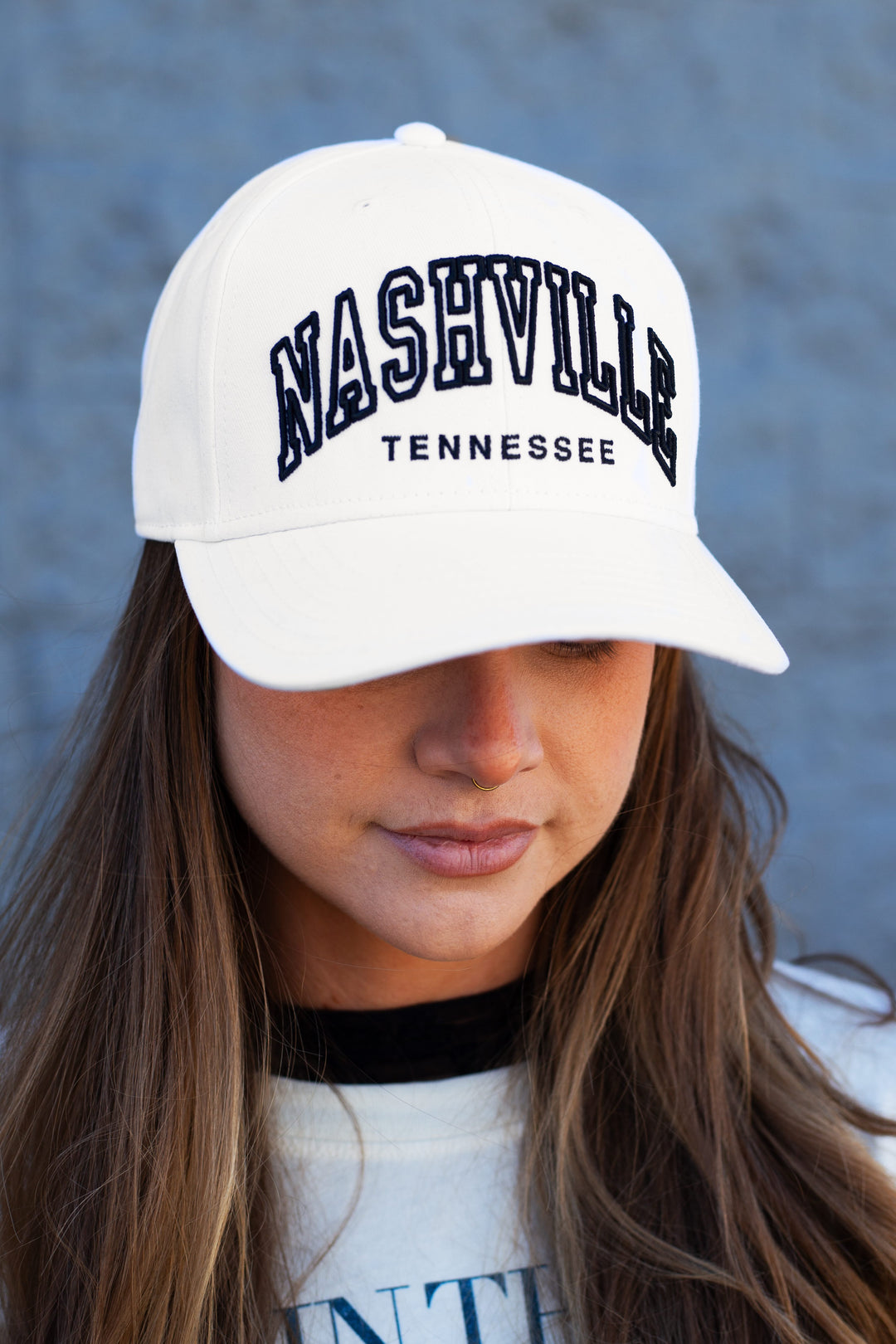 Nashville Collegiate Snapback [White/Black]