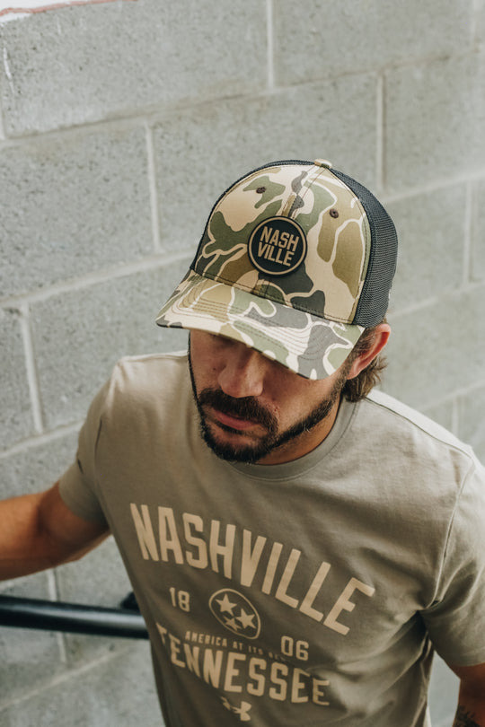 Nashville Camo Trucker