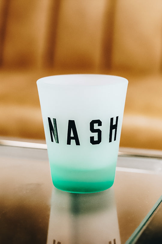 Frosted NASH Shot Glass [Green]