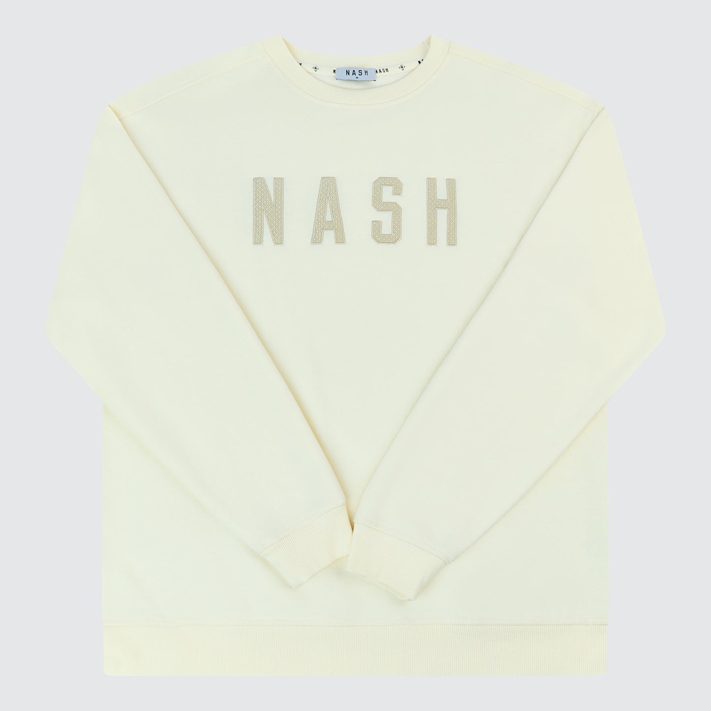 Lucy Embroidered Crew [Vintage White]