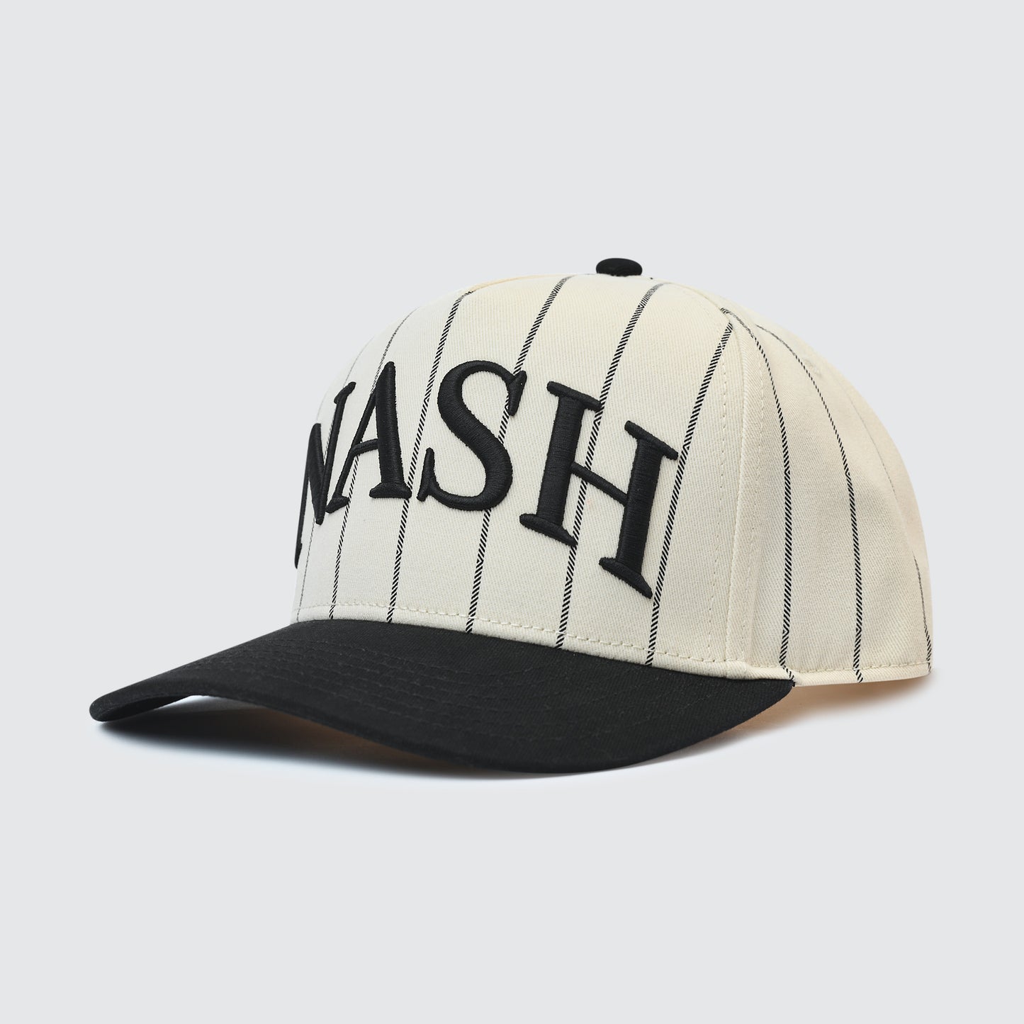 NASH Pinstripe Snapback [Black]