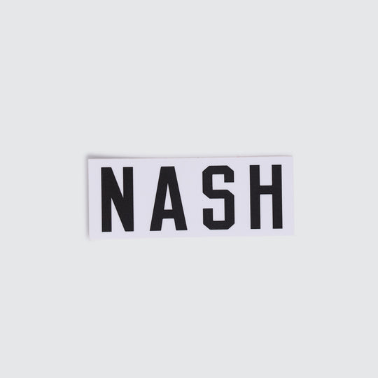 NASH Sticker [White/Black]