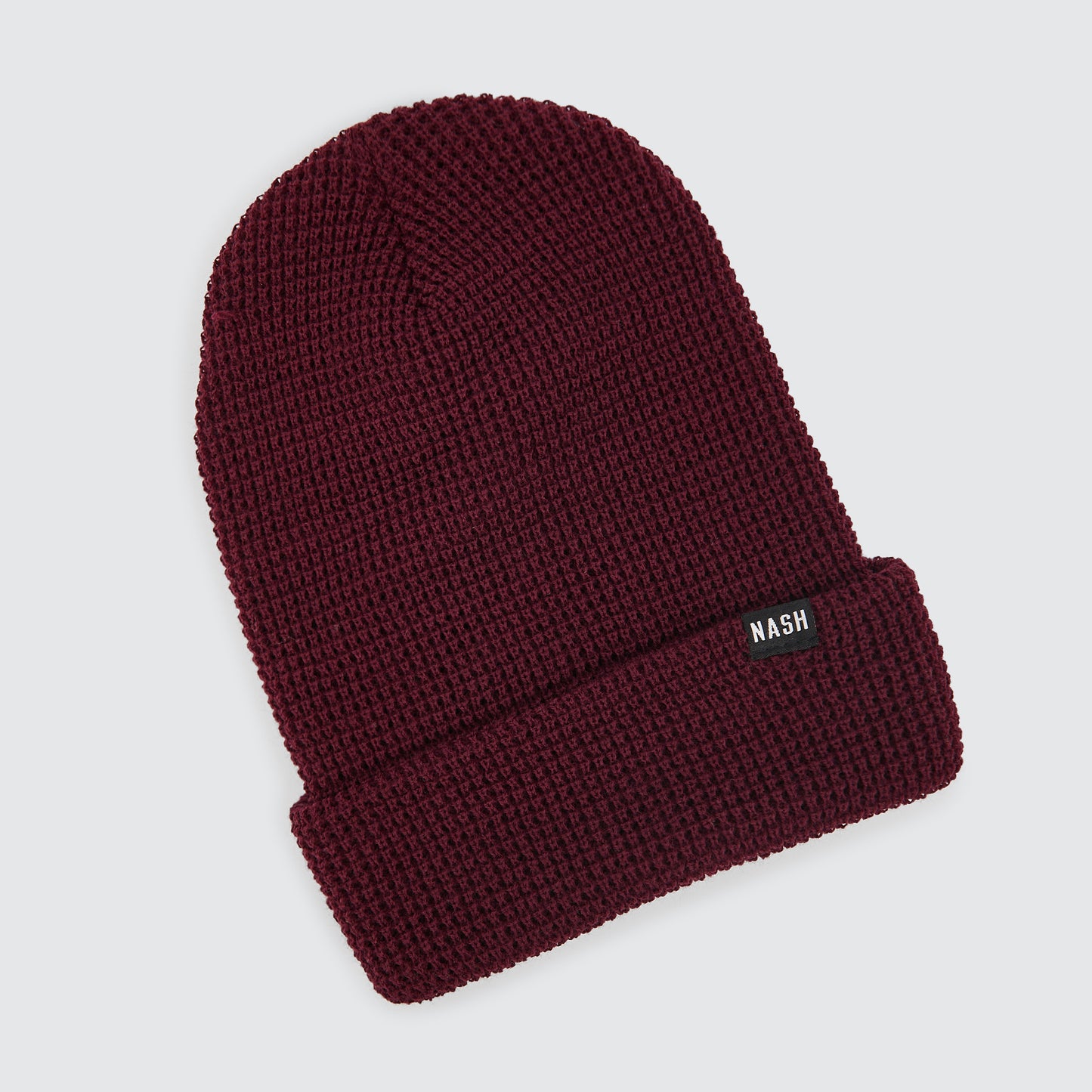 NASH Waffle Knit Beanie [Maroon]