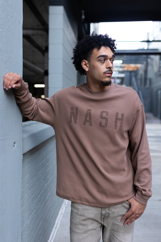 NASH Waffle Long Sleeve [Camel]