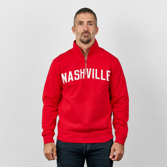 Nashville Everyday Quarter Zip [Red]