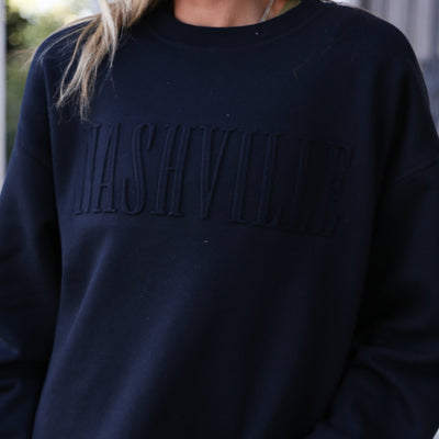Nashville Iconic Crewneck [Black]