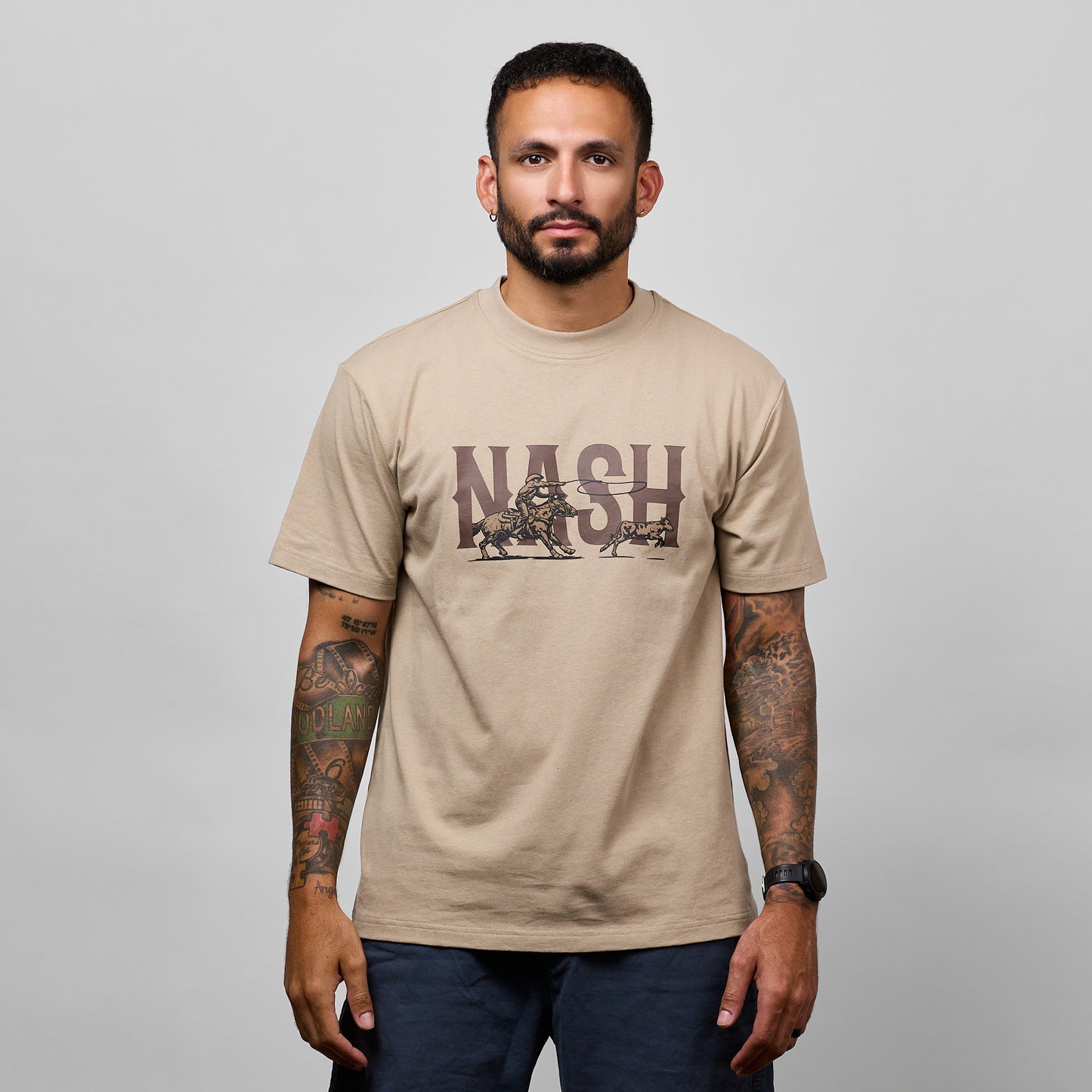 Rodeo NASH Basic Tee [Brown]
