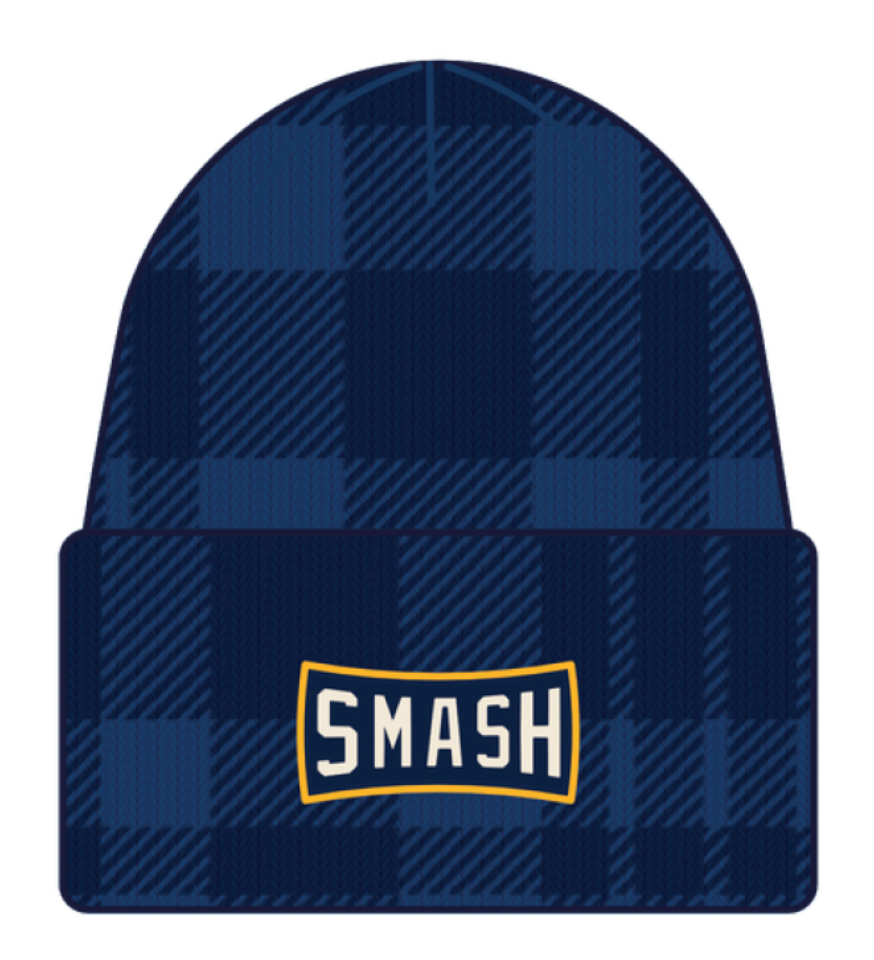 SMASH Tonal Plaid Beanie