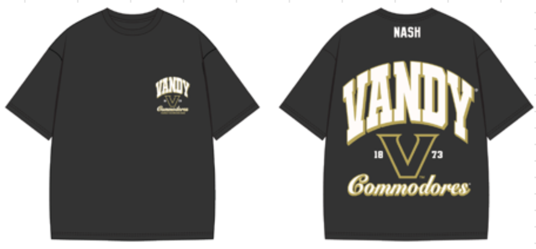 Vandy Commodores Tee