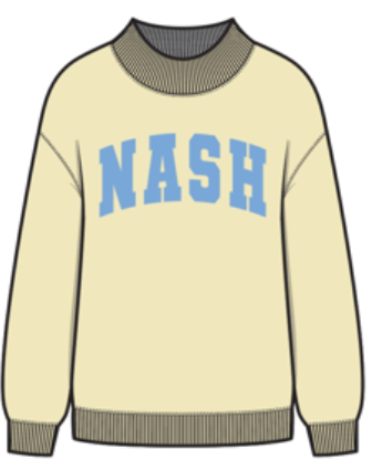 NASH Fleece Mock Neck [Light Yellow]