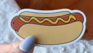 Hot Dog Sticker